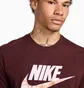 Футболка мужская Nike Nsw Tee 12Mo Futura Bordo FQ8034-652