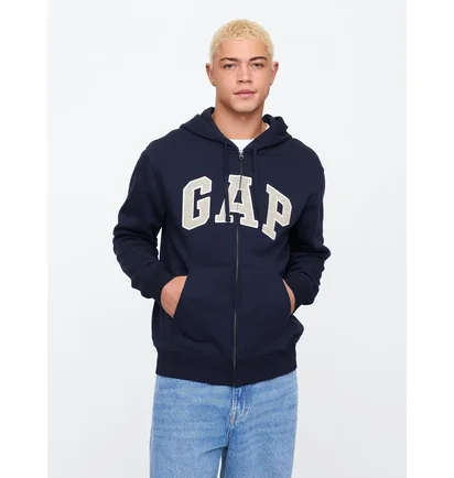 Толстовка чоловіча Gap Relaxed Logo Blue 218871811