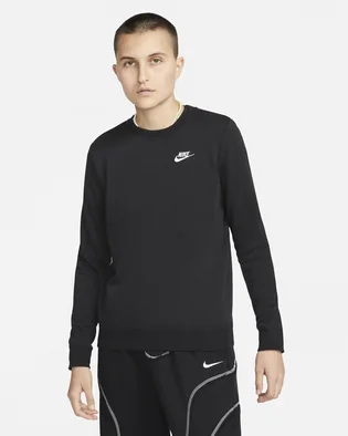 Світшот жіночий Nike Sportswear Club Fleece Crewneck Sweatshirt Black Dq5473-010