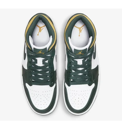 Кроссовки мужские Nike 1 Mid Green/White 554724-371