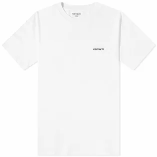 Футболка мужская Carhartt Script Embroidery Tee White I030435-00AXX