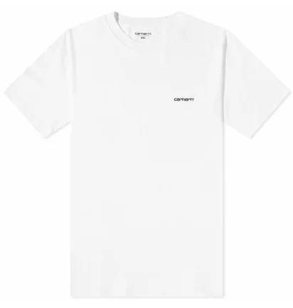 Футболка мужская Carhartt Script Embroidery Tee White I030435-00AXX