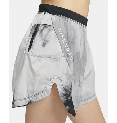 Шорты женские Nike Dri-Fit Repel WomenS Mid-Rise 3 Brief-Lined Trail Running Shorts With Pockets Grey DX1021-010