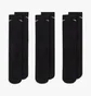 Шкарпетки унісекс Nike U Everyday Cush Crew (3 пари) Black SX7664-010