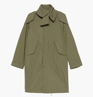 Парка унисекс POST ARCHIVE FACTION Center Olive 80OPCOG