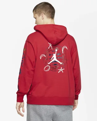 Худі чоловіче Air Jordan Legacy Red CJ9083-687