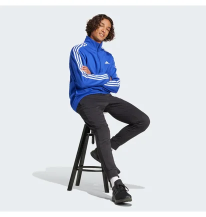 Спортивный костюм мужской Adidas Basic 3-Stripes Fleece Blue/Black IY6665