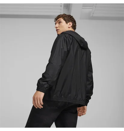 Вітровка чоловіча Puma Hooded Graphic Windbreaker Black 623837-01