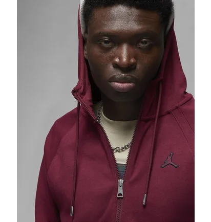 Толстовка чоловіча Air Jordan Essentials Full-Zip Hooded Warmup Jacket Bordo Dj0886-680