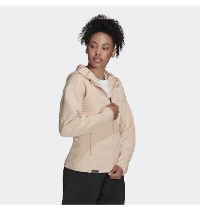 Худі жіноче Adidas Z.N.E. Sportswear Full-Zip Hoodie Beige H42063