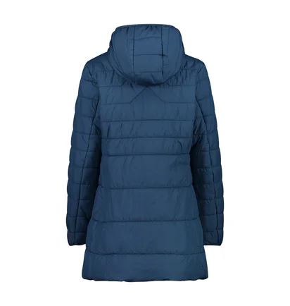 Парка женская Cmp Jacket Long Fix Hood Blue 32K1556-M928