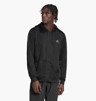 Кофта мужская Adidas Train Essentials Seasonal Training Full-Zip Jacket Black Ib8137