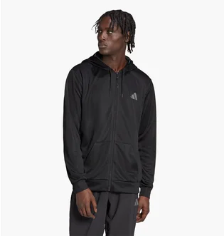 Кофта мужская Adidas Train Essentials Seasonal Training Full-Zip Jacket Black Ib8137