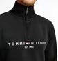 Кофта чоловіча Tommy Hilfiger Logo Quarter-Zip Black 78JB338-001