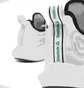 Кроссовки унисекс Reebok Sole Fury 00 White/Black/Emerald Dv5910