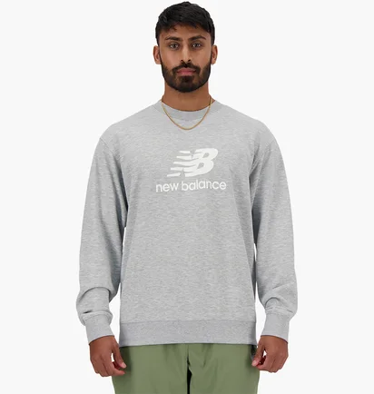 Свитшот мужской New Balance Sweet Grey MT41500AG