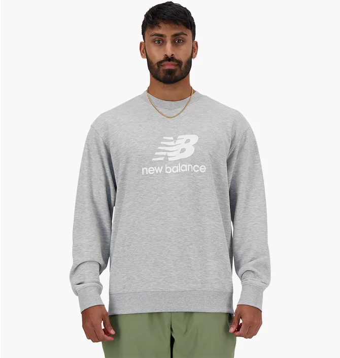 Свитшот мужской New Balance Sweet Grey MT41500AG