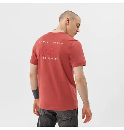 Футболка мужская Air Jordan T-Shirt M J Flt Ess Jdn Air Gfx Crew Bordo DH8968-691