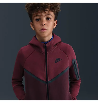 Толстовка детская Nike Sportswear Tech Fleece Bordo HV5867-653