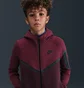 Толстовка детская Nike Sportswear Tech Fleece Bordo HV5867-653