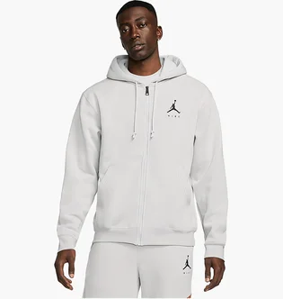 Толстовка чоловіча Air Jordan Jumpman Fleece Full-Zip Grey DC9606-097