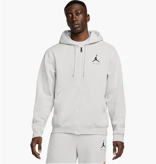 Толстовка мужская Air Jordan Jumpman Fleece Full-Zip Grey DC9606-097