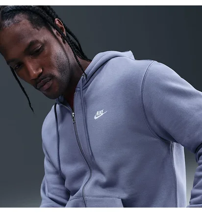 Толстовка мужская Nike Club Bb Fz Violet FN3861-499