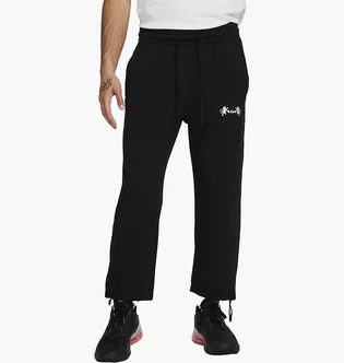 Штаны мужские Nike Lebron Open Hem Fleece Pants Black FB7127-010