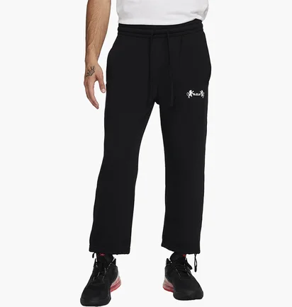 Штани чоловічі Nike Lebron Open Hem Fleece Pants Black FB7127-010