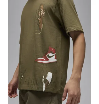 Футболка мужская Air Jordan Crew-Neck T-Shirt Olive HQ2666-222