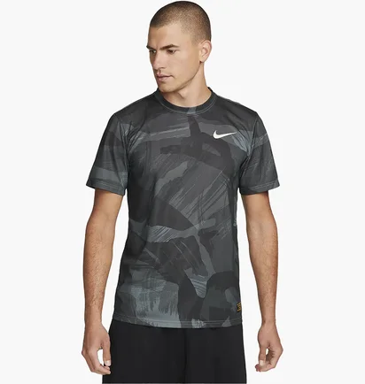 Футболка мужская Nike M Df Tee Lgd Camo Aop Grey DR7567-010