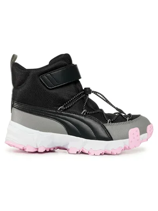 Сапоги детские Puma Maka V Jr Black/Grey 192533-06
