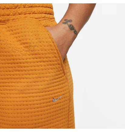 Штаны женские Nike Yoga Luxe Fleece Bottom Orange DX5797-754