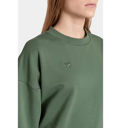 Свитшот женский Arena Oversized Crew Neck Green 006580-660