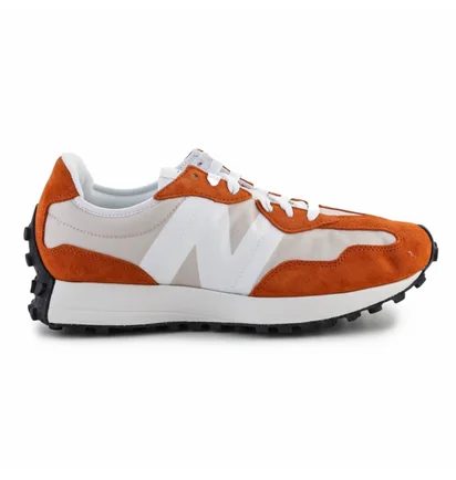Кроссовки мужские New Balance 327 White/Orange U327LF