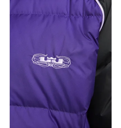 Куртка чоловіча Nike Lebron MenS Down Basketball Jacket Violet/Black DQ6140-547