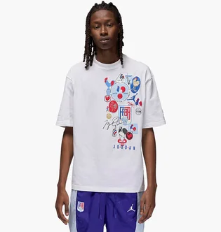 Футболка мужская Air Jordan T-Shirt Sport Basketball White FZ0955-100