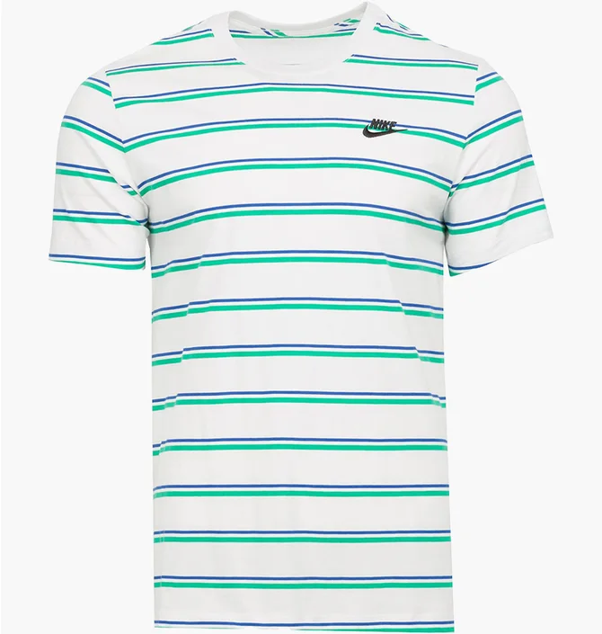 Футболка мужская Nike Club Stripe Tee White DZ2985-094