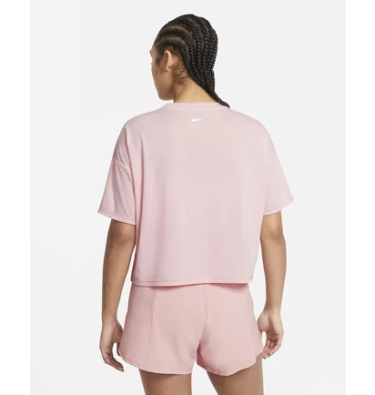 Футболка женская Nike W Nk Dry Grx Crop Top Pink DC7189-630