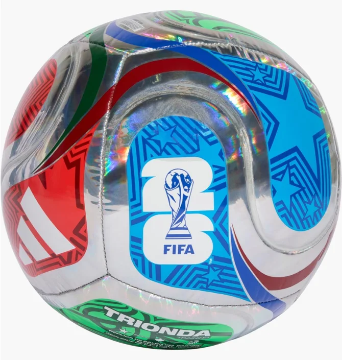 Футбольний м'яч Adidas Wc2026 Trionda Trn Foil Metallic/Multi JD8046