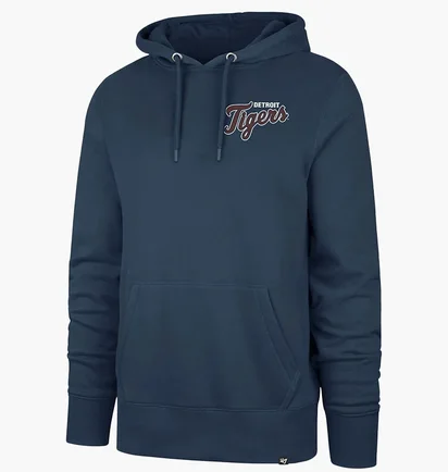 Худи унисекс 47 Brand Detroit Tigers Imprint Backer Blue 628817TB-FS