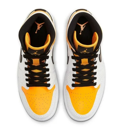 Кроссовки женские Air Jordan 1 Mid Laser White BQ6472-107