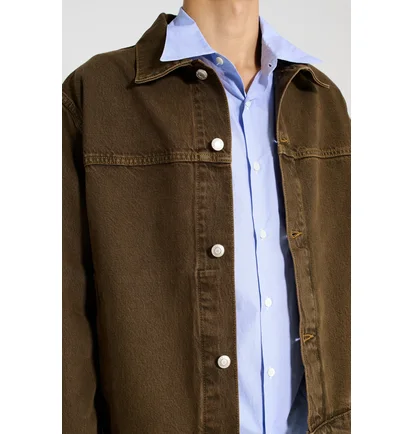 Куртка мужская Stussy Trucker Denim Jacket Brown 115781-1034