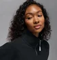 Толстовка женская Air Jordan Flight Fleece WomenS Quarter-Zip Top Black HV0326-010