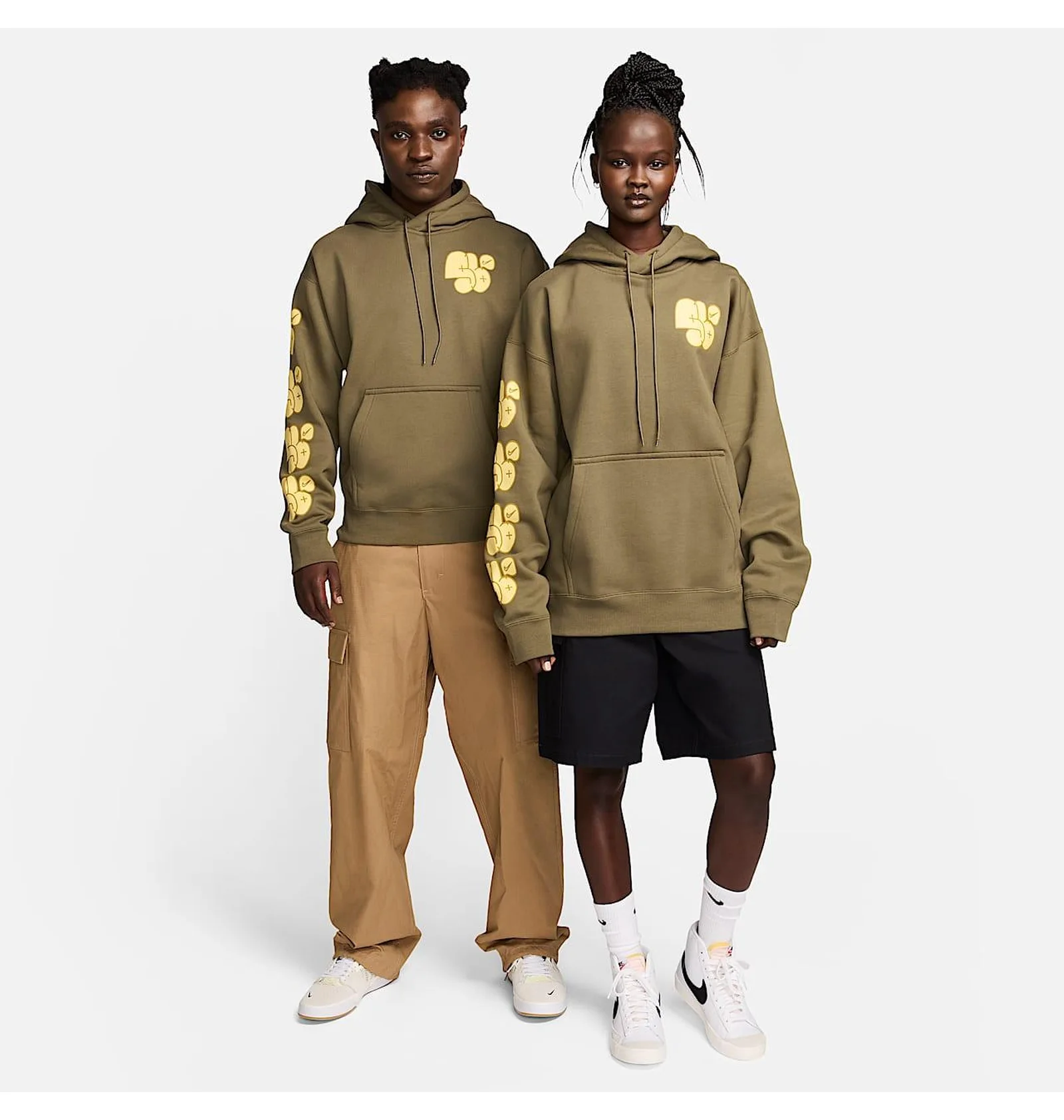 ᐉ Худі унісекс Nike Sb Fleece Pullover Skate Olive FN2579-222