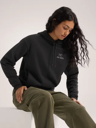 Худі жіноче Arc'teryx Emblem Fleece Black X00000978602