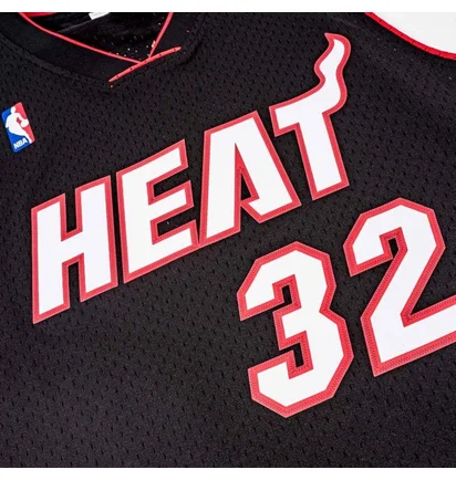 Майка чоловіча Mitchell & Ness Nba Swingman Jersey Miami Heat Road 2005-06 Shaquille ONeal Black SMJYAC18017-MHEBLCK05SON