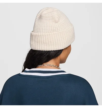 Шапка унісекс Nike Peak Waffle-Knit Beige FZ2123-104