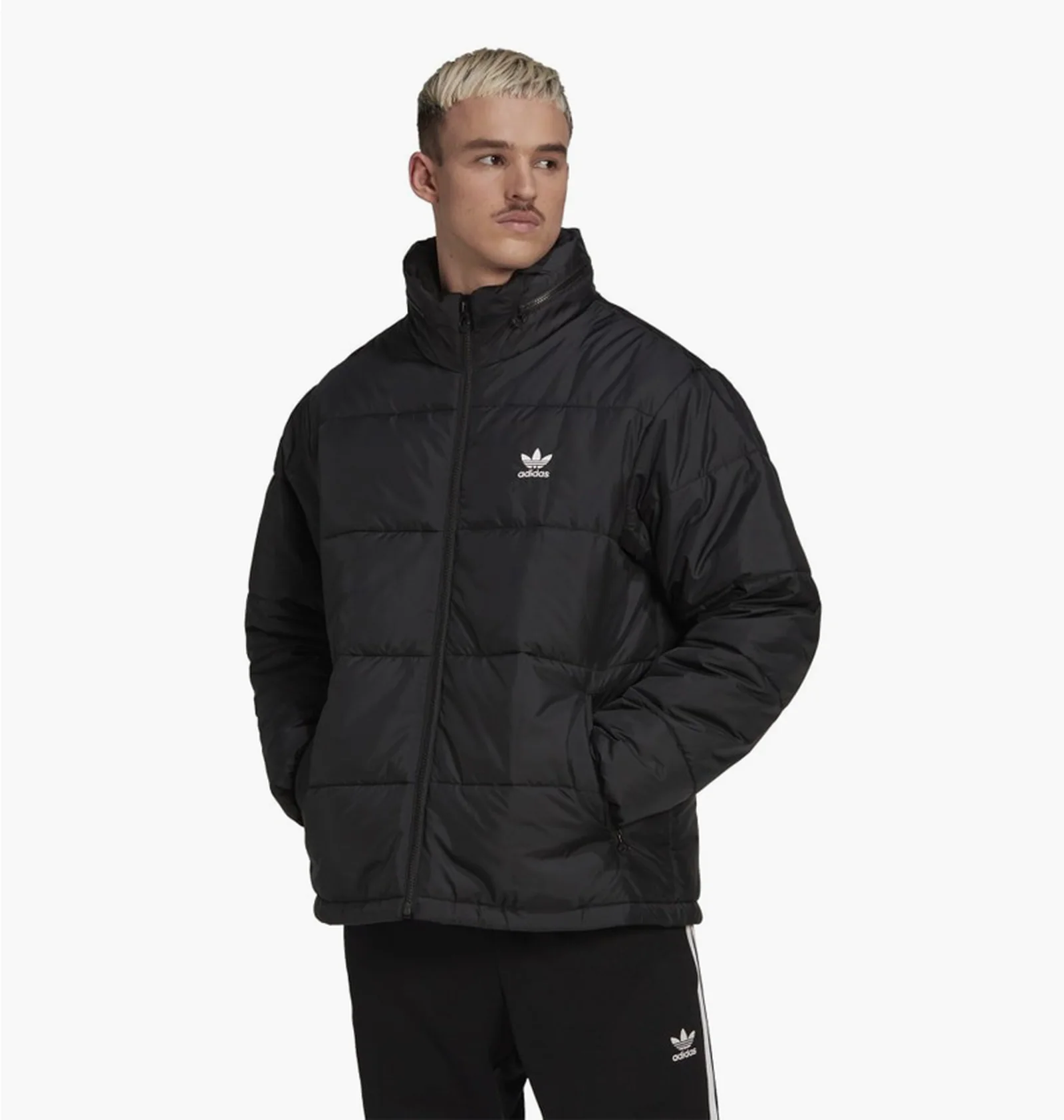 ᐉ Куртка чоловіча Adidas Essentials Padded Puffer Jacket Black