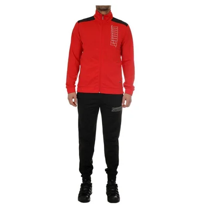 Спортивный костюм мужской Puma Graphic Tracksuit Black/Red 583601-11